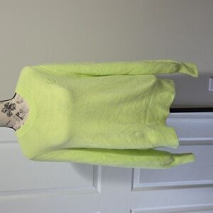 Victoria's Secret PINK Sweater, Top, Jumper Sparkling Lime Sz Small